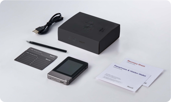 Blocktokenus Neo-X what's in the box