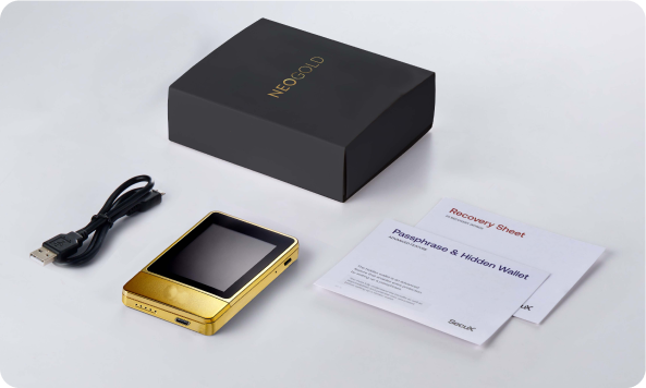 Blocktokenus NeoGold what's in the box